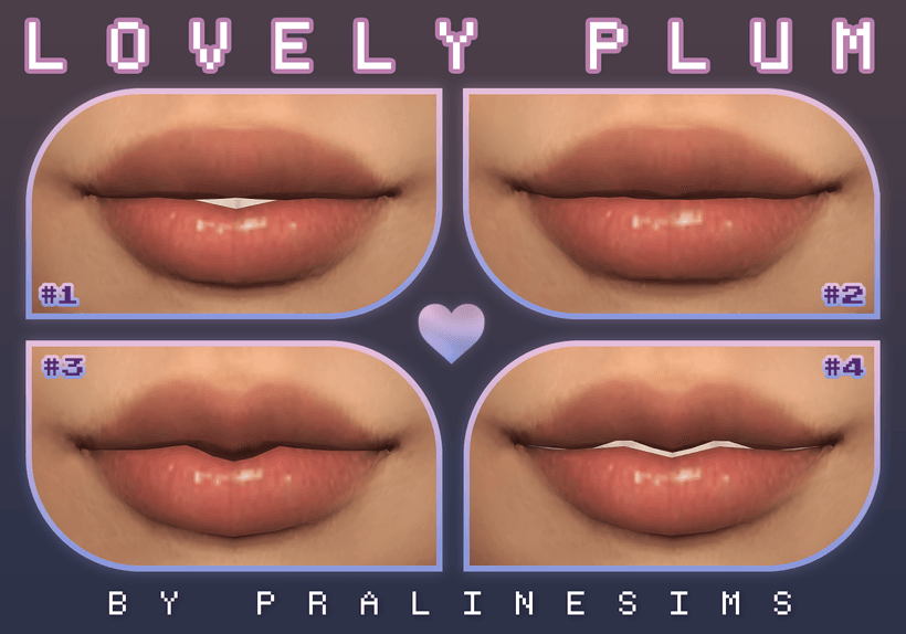 Галерея мода Пресеты губ Lovely Plum #1